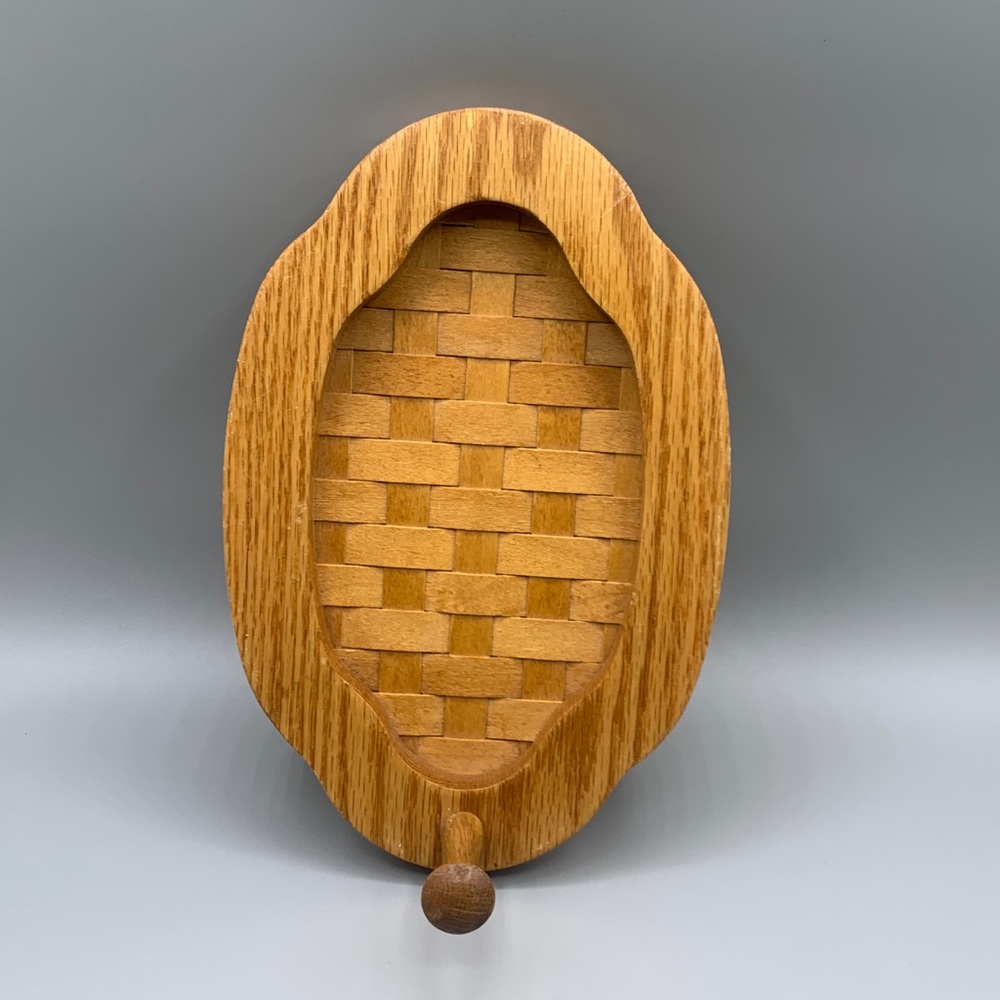Vintage Longaberger Basket Weave Wall Peg Hook Gerber Enterprise Co Wall Hanger